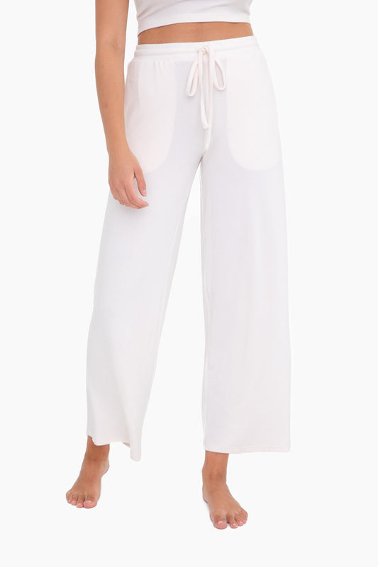 Brushed Wide Leg Pants