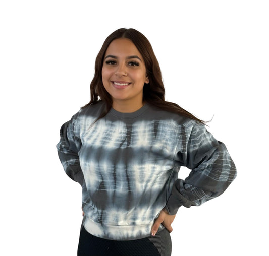 Charcoal Tie Dye Sweater