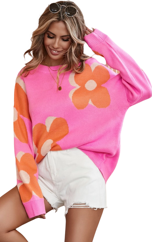 All The Flower Vibes Sweater