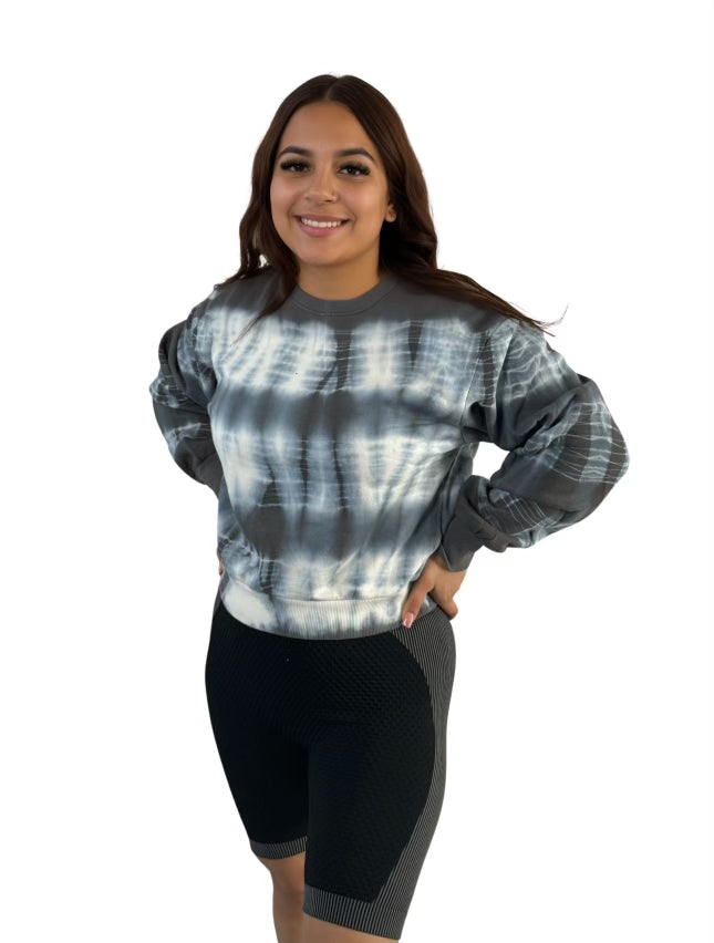 Charcoal Tie Dye Sweater