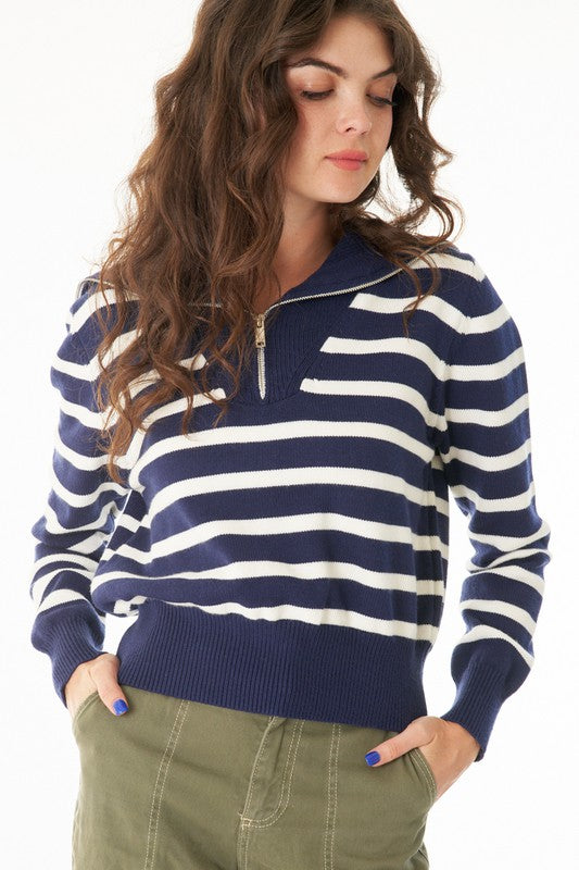 Sailor Collar Sweater