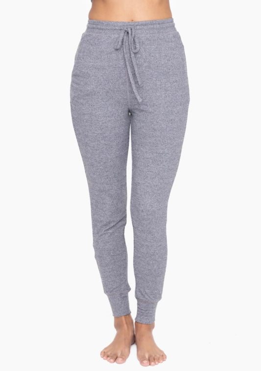 Grey Brushed Lounge Joggers